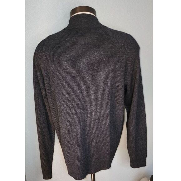 Tasso Elba Spa Men's Grey Long Sleeve Wool Blend Sweater Size L - Picture 3 of 7